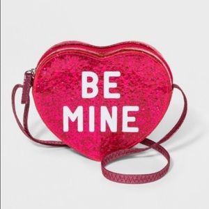 Girls Be Mine Heart Crossbody Bag & XO headband Bundle